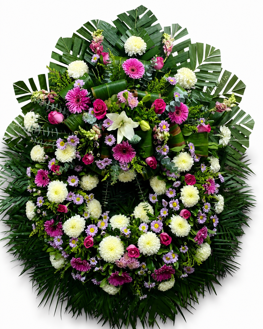 Corona de Condolencias Multicolor — Alegría Eterna