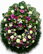 Corona de Condolencias Multicolor — Alegría Eterna