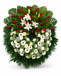 Corona de Condolencias Gerberas y Lirios — Luz y Esperanza