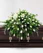 Cubre Caja Fúnebre Blanco — Paz Infinita